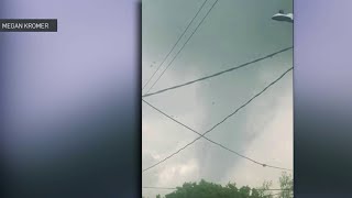 Video shows apparent tornado in Schuylkill County [upl. by Nilsoj354]