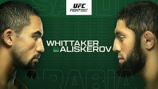 UFC Fight Night Whittaker vs Aliskerov  typowanie pełnej karty walk [upl. by Dnalwor]