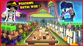 10000 VILLAGER TOBAT IKUT PUASA DI MINECRAFT  TAPI DI PRANK FROST DIAMOND SAMPAI BATAL [upl. by Coryden939]