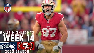 Seattle Seahawks vs San Francisco 49ers Game Highlights  NFL 2023 Week 14 [upl. by Weinrich]