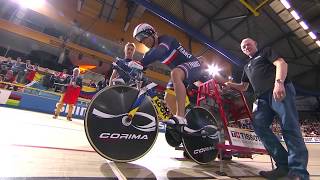 Mens 1km Time Trial Final  2018 UCI Track Cycling World Championships [upl. by Lemmueu]