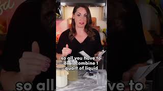 Easiest way to make KEFIR at home Best probiotic drink 😉 culturesforhealth kefir guthealth [upl. by Avigdor]