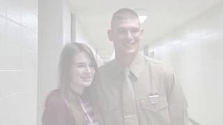 WJHI Marine homecoming surprise [upl. by Aisetra]