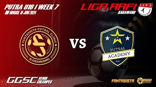 WEEK 7  FANTASISTA VS BFA  LIGA AAFI KARAWANG 2024  PUTRA U16 [upl. by Ennahoj]