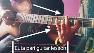 COD  Euta Pari  Guitar Easy lesson  🤟 Subu Bro [upl. by Ialda]