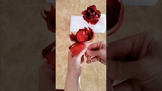 Wafer Paper Peony waferpaperflowers peony waferpapercake [upl. by Needan362]