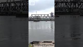 Another One Barge Crashes Into Fort Madison Mississippi River Bridge [upl. by Errot]