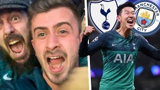 SON HEUNGMIN 손흥민 SENDS SPURS INTO CHAMPIONS LEAGUE SEMI FINAL 😱  MAN CITY vs TOTTENHAM 43 [upl. by Natek]