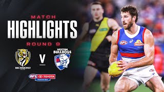 Richmond v Western Bulldogs Highlights  Round 9 2024  AFL [upl. by Ahsias859]