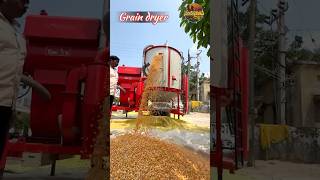 ధాన్యం ఆరబెట్టు యంత్రం shorts agriculturrmachine youtubeshorts agriculture paddy telugu maize [upl. by Aoket]