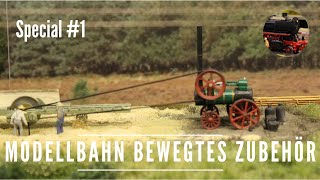 Modellbahn Zubehör bewegte Figuren Maschinen Fahrzeuge 1 [upl. by Sapphire]