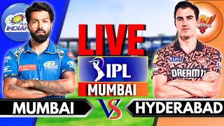 IPL 2024 Live MI vs SRH Live Match  IPL Live Score amp Commentary  Mumbai vs Hyderabad Live Match [upl. by Menashem]