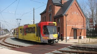 Tramway de Charleroi à Gosselies ligne M3 [upl. by Anilak]