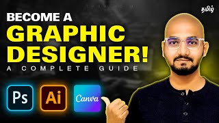 How To Become a Graphic Designer in 2024Easily  A Complete Roadmap  in Tamil  Thoufiq M [upl. by Rutherfurd]