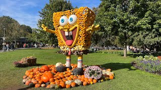 Under the sea themed park 2023 in Kaiserslautern Germany Characters made out of squash [upl. by Uyekawa71]