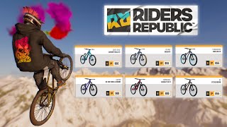 Every ELITE Slopestyle Bike In Riders Republic [upl. by Pharaoh369]