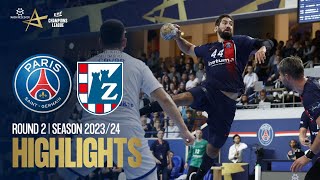 Paris SaintGermain Handball vs HC Zagreb  Round 2  EHF Champions League Men 202324 [upl. by Irah385]