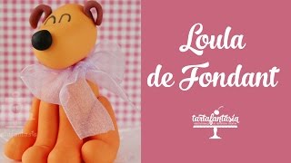 Como hacer a Loula con fondant [upl. by Denby]