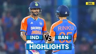 IND Vs BAN Highlights 2nd T20 India Wins By 86 runs Secures Series Win Against Bangladesh Cricket [upl. by Darin]