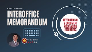 How to Format an Interoffice Memorandum [upl. by Iretak]