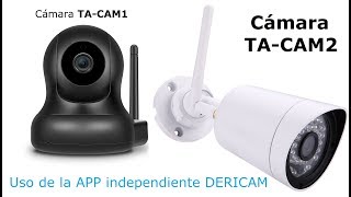 VideoTutorial de la APP DERICAM para cámaras TACAM [upl. by Kacerek]