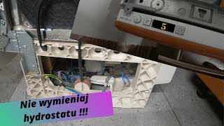 Błąd F5 w zmywarce Indesit  patent na naprawę BEZ WYMIANY CZĘŚCI 😄 [upl. by Viradis]