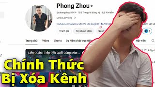 Mình Chính Thức Bị Mất Kênh Phong Zhou 1m8 Người Đăng Kí  Cảm Ơn Ae Đã Ủng Hộ [upl. by Aidan]