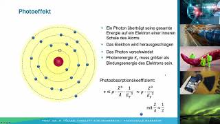 Strahlenphysik 7 Wechselwirkung von Teilchen mit Materie [upl. by Ettelrats]