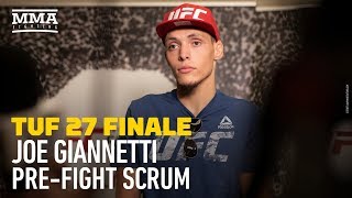 TUF 27 Finale Joe Giannetti Says He Overcame 030 Wrestling Record in High School  MMA Fighting [upl. by Warford]