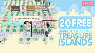 247 FREE Treasure Islands  ANIMAL CROSSING Items and Villagers  Cozy Lofi [upl. by Leandre]