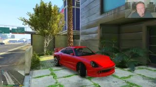 Ned Luke Wrecking Dr Friedlanders Car Michael From GTA [upl. by Yraeg414]