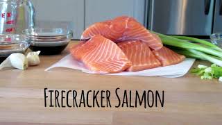 Firecracker Salmon Recipe Video [upl. by Anilram]