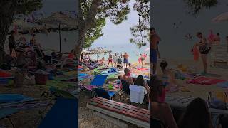 Makarska walk August Summer Croatia 2024 ASMR 4K HDR2024 croatia makarskariviera makarska beach [upl. by Eldredge]