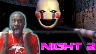 ALMOST HAD A HEART ATTACK  Five Nights at Freddys 2  Night 2 Gameplay [upl. by Nageam]