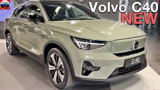 All NEW Volvo C40 Electric 2024  Visual OVERVIEW interior amp exterior [upl. by Htaek]