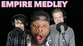 FIRST TIME REACTING TO Superfruit  EMPIRE MEDLEY Pentatonix [upl. by Ynottirb]