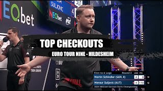 TOP CHECKOUTS 2024 German Darts Championship [upl. by Eeroc]