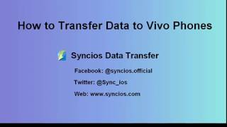 How to Transfer Data to Vivo Phones [upl. by Tranquada724]