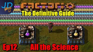 Ep12 All the Science ⚙️ Factorio 10 The Definitive Guide ⚙️ Guide For Players Walkthrough [upl. by Hsekar114]