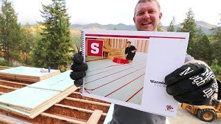 Building a House Start to Finish Radiant Floor Heating Installation Ep 1 [upl. by Eleon]