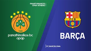 Panathinaikos OPAP Athens  FC Barcelona Highlights  Turkish Airlines EuroLeague RS Round 27 [upl. by Lavena]