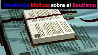 Versículos biblicos sobre el Bautismo [upl. by Locin26]