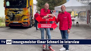 Innungsmeister Elmar Schmarl über den Einführungstag der Staatsmeisterschaften Fahrzeugtechnik Tirol [upl. by Errot]