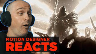 Motion Designer Reacts to Diablo 4 Inarius vs Lillith Full Battle [upl. by Baudin]