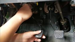 clutch pedal adjustment [upl. by Alatea]