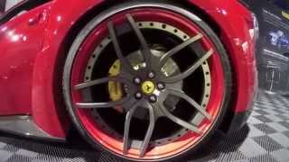 Ferrari F12 Novitec N Largo by GMG in the Pirelli booth at SEMA [upl. by Hsekin]