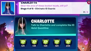 Eliminate IO Guards  CHARLOTTE Stage 4 of 5  Fortnite [upl. by Nagel160]