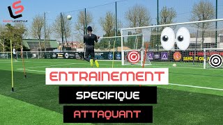 Entrainement SPÉCIFIQUE ATTAQUANT 5 Exercices pour améliorer sa Finition devant le but 🎯 [upl. by Demott323]