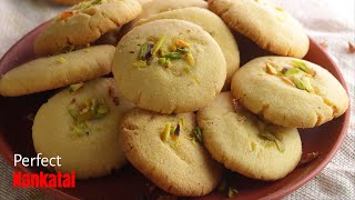 నాన్ఖటాయ్Nankhatai biscuits in at home in pressure cooker amp oven by vismai foodbiscuits in cooker [upl. by Lewie]