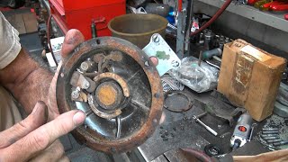 105 194252 45 wla rusty horn rebuild does it work springer knucklehead pan WL harley tatro machine [upl. by Estell]